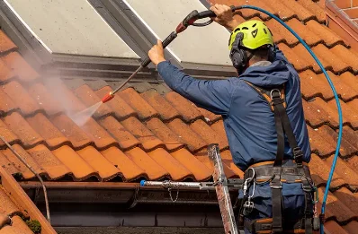 Démoussage et hydrofuge de toiture à Louvencourt